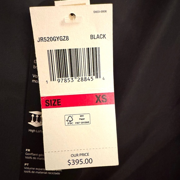 MICHAEL KORS Women Gray LogoJacquard Hooded Puffer Jacket XS NWT $395 - Picture 10 of 13